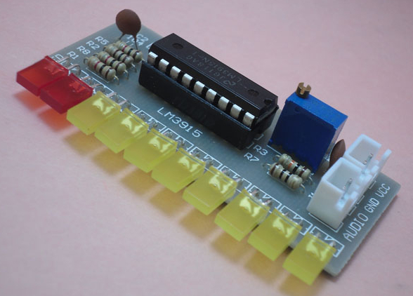LM3915 Audio Signal Audio Level Indicator Electronic DIY Kit Practice Learning 