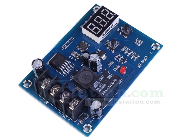 DC12V-24V Lithium Battery Charge Control Protection Board /w LED Display L8