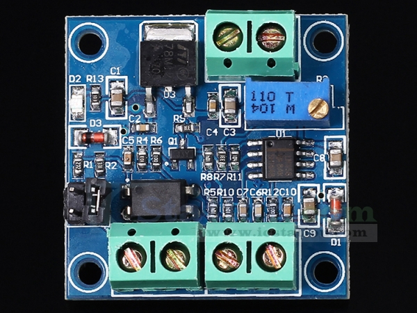 PWM Signal to Voltage Converter,1-3KHZ 0-10V PWM Signal to Voltage Converter Module Digital Analog Board