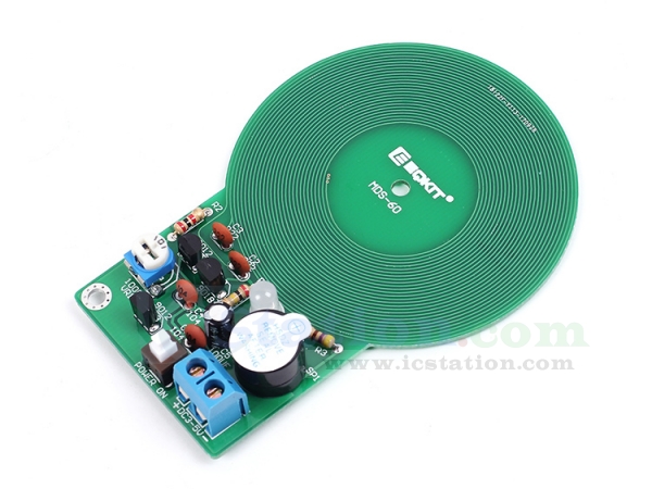 Metal Detector Kit Electronic Kit DC 3V-5V 60mm Non-contact Sensor DIY TFSU