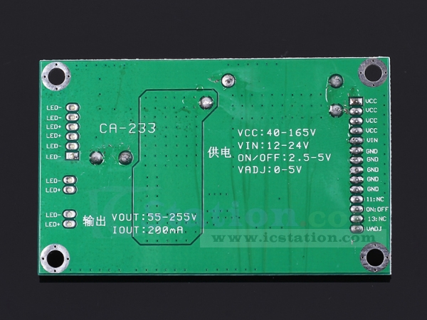 Ca 233 32 60inch led tv backlight board led inverter 55 255v ... Dot tv bord