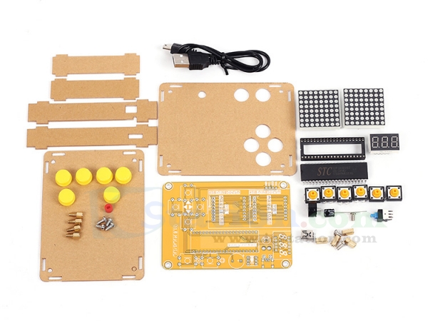 DIY Kit Game Creative Electronic Making with Shell for Tetris/Snake/Plane/Racing 