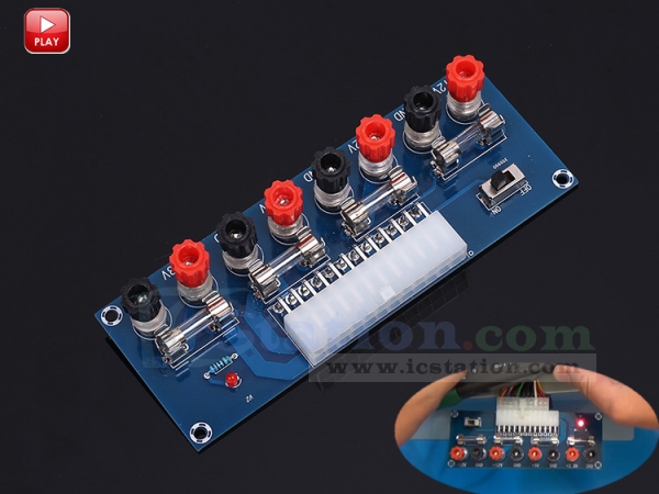 ATX power supply adapter changer module XH-M229 desktop pc board 24pins MR 