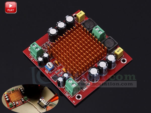 DC12-26V XH-M544 TPA3116D2 150W Mono Channel Digital Power Audio Amplifier Board 