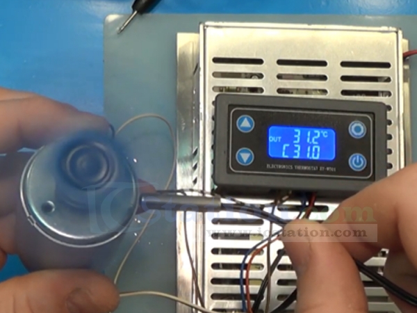 12V 24V 220V Thermostat Temperaturregler LCD Display Sensor NTC 10K L 