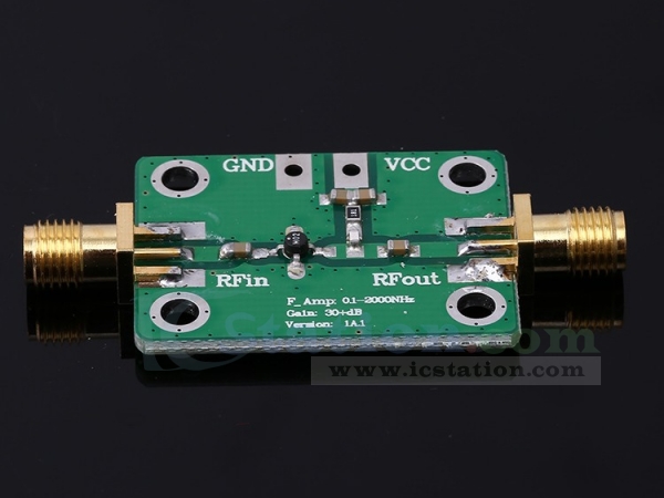 0.1-2000MHz RF Amplifier 30dB Low Noise LNA Broadband Module Receiver SZHKUS