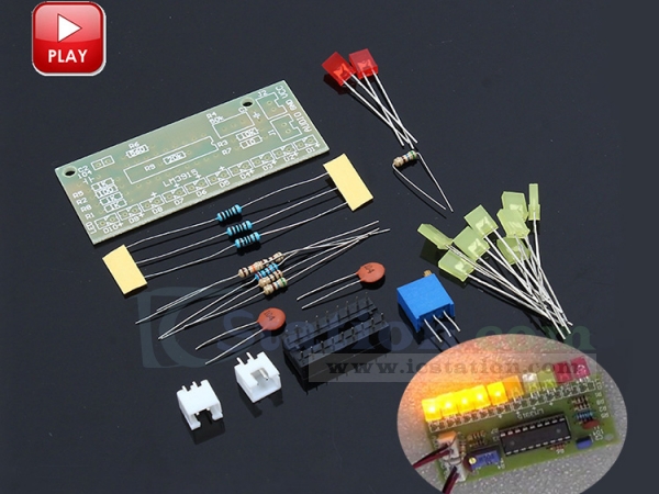 Details about  / LM3915 10 Section Audio Level Indicator DIY Kit Electronic Audio Indicator Suite