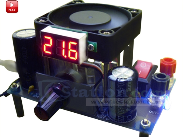 3A voltage digital LM338k power adjustable linear voltage regulator module
