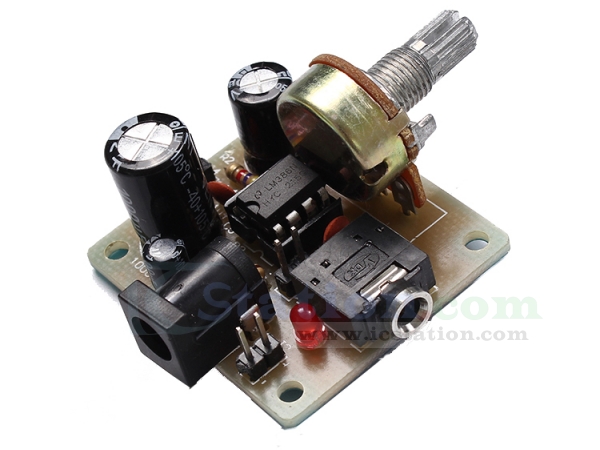 LM386 DC 5V-12V Mini Micro Audio Amplifier AMP Board Module HIFI DIY  W4.OU 
