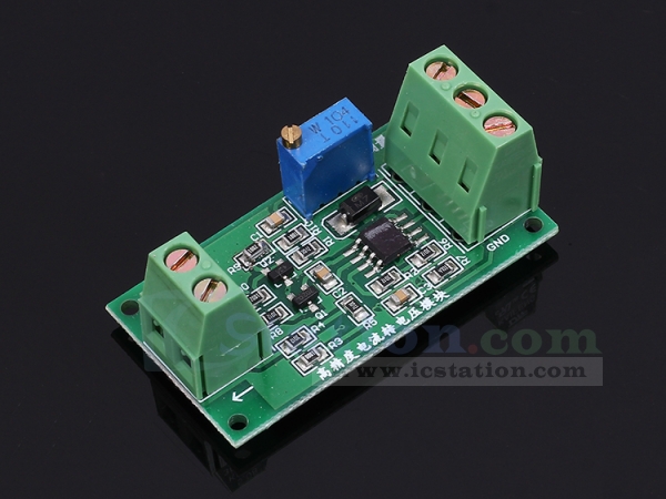 Current to Voltage Convert Module 4-20MA Turn 0-5V Linear Convertion Module New 