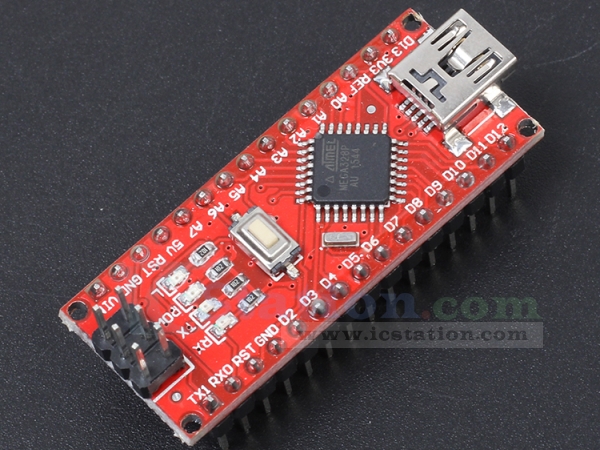 10Pcs/lot LAFVIN Nano 3.0 ATmega328P Controller Board CH340 USB Driver with Cable for Arduino 