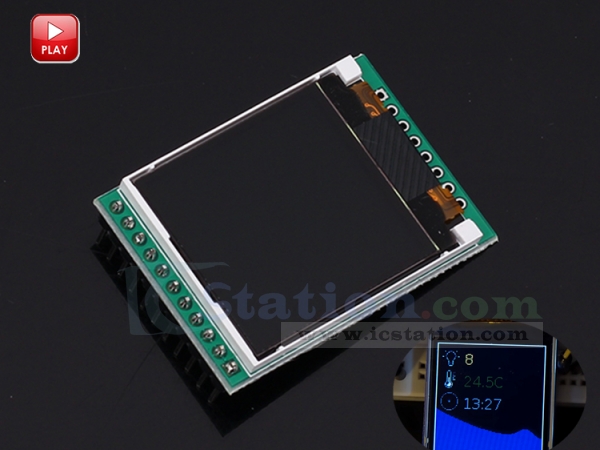 Hailege 1.44 ST7735 128X128 Colorful SPI TFT LCD Display Replace Nokia 5110/3310 LCD