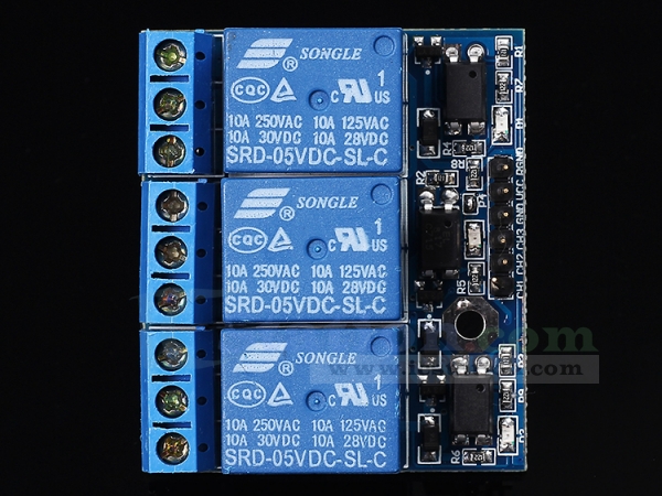 5V 6-CH Relay Module Expansion Board with Optocoupler Insulation for Arduino