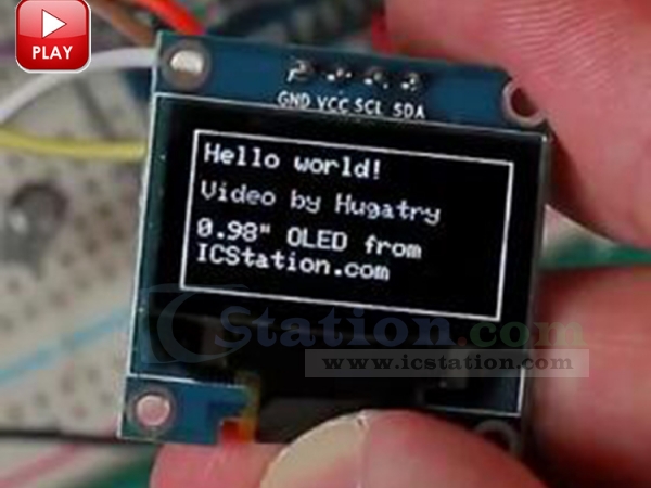 A20-0.96 inch OLED White Display Module 128X64 OLED LCD LED I2C IIC SPI 7pin Driver Chip SSD1306 for Arduino DIY Kit