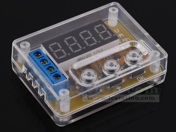 HW-680 Lithium Battery Capacity Tester Panel Electric Power Display Indicator Board for 3pcs Li-ION Lithium Battery
