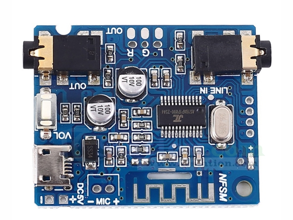 Bluetooth 5.0 decoder board Dual-Channel Stereo Out Charm High and Low Tone vork 6