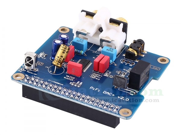 PCM5122 HIFI DAC Audio Sound Card Module I2S interface fr Raspberry Pi 2 B 