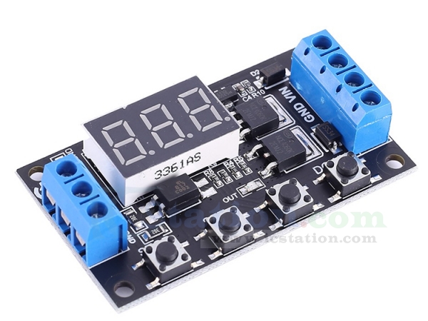 LED DC 5V~36V Dual MOS Control Cycle Trigger Timer Delay Relay Module Switch _cb 