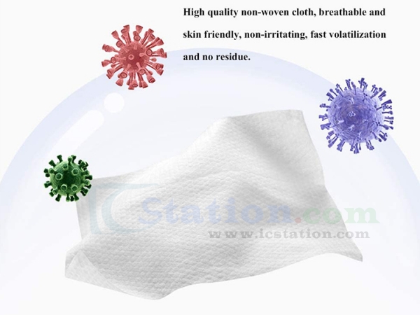 Restaurant Home 75% Wet Wipes Cleaning Wipes 60 Sheets/Pack Portable Wipes Wet Wipes for Tourism Car Office Hotel
