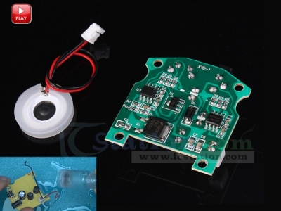 16mm 108KHz Ultrasonic Mist Maker Fogger Atomizer Transducer DC 3-12V with PCB for Ceramic Humidifier