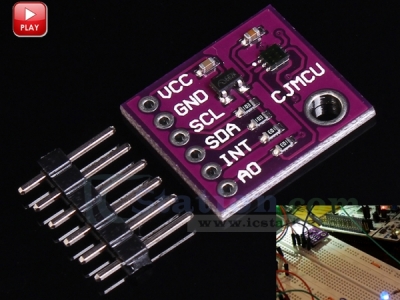 MAX44009 Ambient Light Sensor Module I2C Digital Output Development Board Light Detection Photosensitive Module