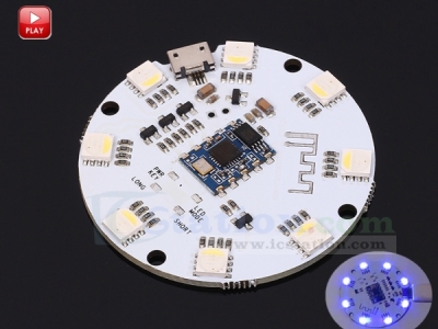 DC 3.6-5V LED Light Control Module Bluetooth-compatible RGB Light Lamp Control Board Module for iOS/Android 4.2 Smart Home