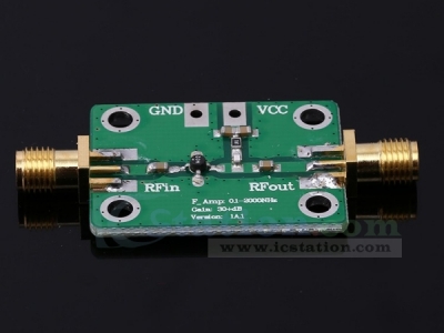 0.1-2000MH​z RF Wideband Amplifier 30dB low-noise LNA Broadband Module Receiver 
