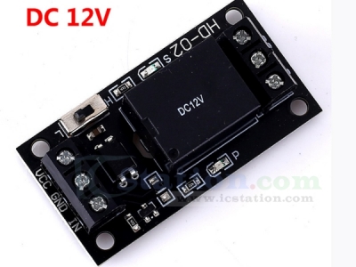 DC 12V 1 Channel Relay Module High Low Level Adjustable Trigger Board Optocoupler Isolated Output