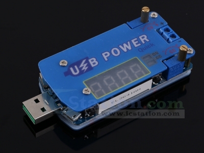 DC-DC 15W Adjustable USB Step Up Down Power Supply Module Fast Charging CVCC Buck Boost Voltage Converter