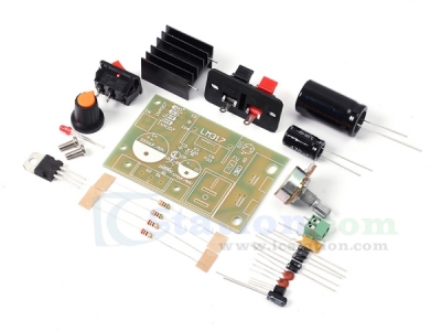 LM317 Adjustable Regulated Voltage Step-down Power Supply Module DIY Kit CG 