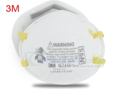 3M 8210Plus N95 Particulate Mask Virus Flu Protective Face Mask Anti PM2.5 Dustproof Mask Head-Mounted