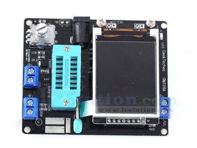 Transistor Tester Frequency Meter PWM Square Wave Generator LCR Meter Voltmeter Resistor Capacitor Detector Multifunction Detector TFT LCD Display