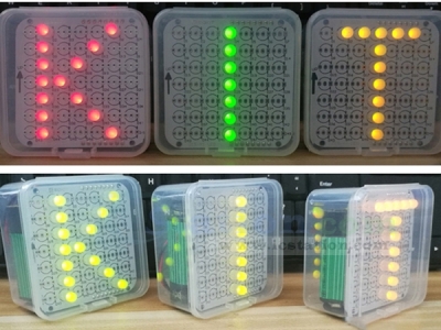 DIY Kit Simple Breathing Lamp Red/Green/Yellow Customize LED Dot Matrix Display Module