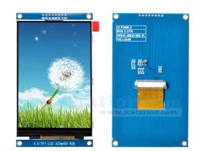 DC 3.3V 4.0inch TFT LCD Display Module RGB 320*480 ST7796S Driver SPI Interface 320x480 Resolution