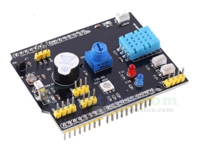 DHT11 Shield Multi-function Expansion Board LM35 Sensor Passive Buzzer Infrared Receiver