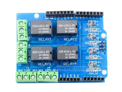 4-Bit 5V Relay Module Relay Control Board Relay Expansion Board with Work indicator