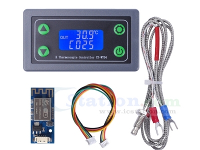 WIFI High Temperature Controller APP Remote Control K-type Thermocouple -99~999C LCD Display 10A Relay Switch Controller