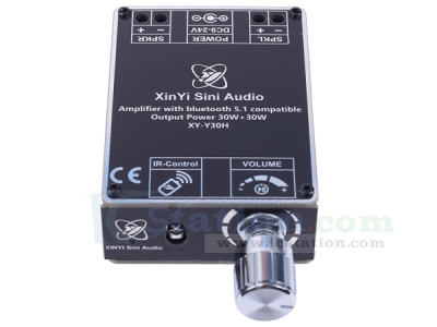 30W+30W HIFI Bluetooth-compatible Amplifier Board, TPA3118 BLE 5.1 Stereo Audio Amp, APP/Infrared Remote Control