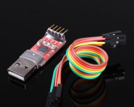 USB 2.0 to TTL UART 5 PIN Serial Converter Module CP2102 STC PRGMR
