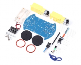 D2-2 Intelligent Tracking Line Smart Car Suite DIY Kit Motor Automobile Parts Electronic Component AT89C2051