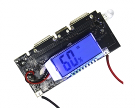DC-DC Step Up Boost Converter Power Supply Charger Digital Display Voltage Regulator Module 3.7V to 5V 1A/2.1A Double USB Output