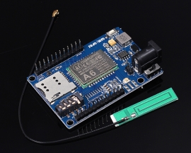 A6 GSM GPRS Module IPEX Interface Module Shield DC 5-9V Input for Arduino STM32 51 MCU SCM Microcontroller with Antenna