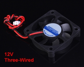 12V Double-Wired A Type Interface Silent Cooling Fan 50x10mm For Laptop PC