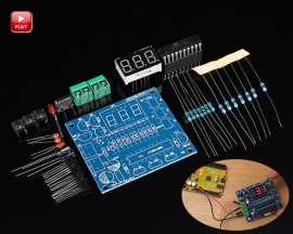 DIY Kit AT89C2051 DS18B20 Kit Digital Temperature Controller Microcontroller Design Thermometer Electronic Soldering Kits