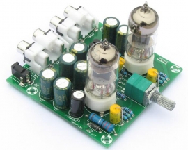 AC 12V Tube Buffer Preamplifier Preamp Board Amplifier Module Audio Signal Board DIY Kit AMP Module