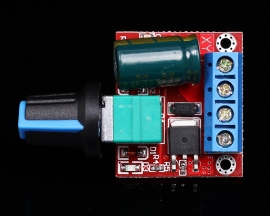 4.5-35V 90W PWM DC Motor Speed Control Regulator Module 5A Switch Controller Regulator LED Dimmer Board 20KHz