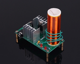 DC 15-24V 15W MINI Music Tesla Coil Plasma Speaker Plasma Loudspeaker Tesla Wireless Transmission DIY Kits