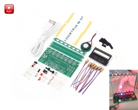 DIY Kit C51 MCU Laser Harp Kit String Electronic Keyboard Kit DIY Module Electric Production Sensor Music Controller