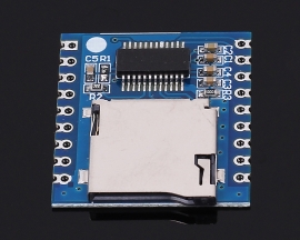 Mini MP3 Player Module Audio Voice Board 8Bit I/O UART Contorl Support SD Card TF Card