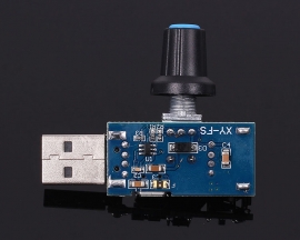 Mini Mute USB Fan Speed ​​Controller Volume Control Switch Button DC4V 12V 